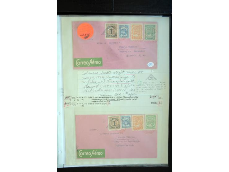 1920/35, hochinteressante Sammlung von über 120 Briefen, Karten und einigen Vorderseiten, dabei neben Scadta auch etwas Kolum