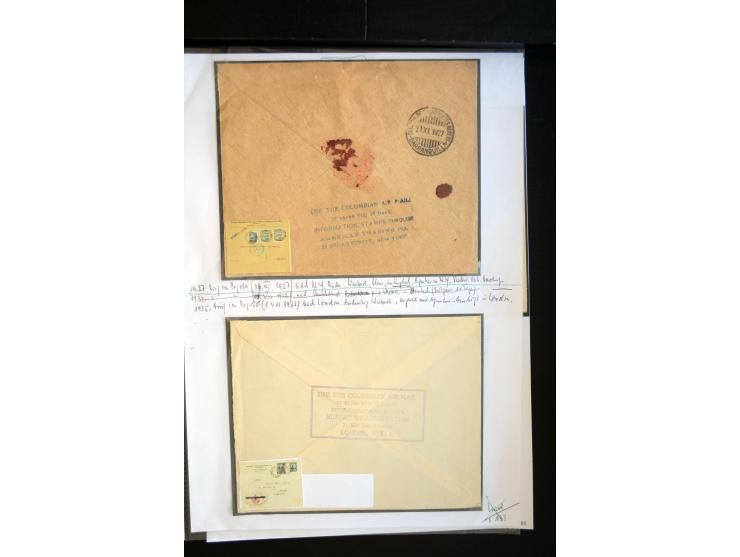 1920/35, hochinteressante Sammlung von über 120 Briefen, Karten und einigen Vorderseiten, dabei neben Scadta auch etwas Kolum