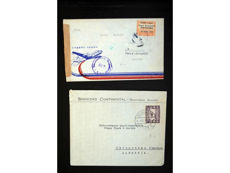 1920/35, hochinteressante Sammlung von über 120 Briefen, Karten und einigen Vorderseiten, dabei neben Scadta auch etwas Kolum