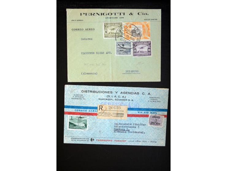 1920/35, hochinteressante Sammlung von über 120 Briefen, Karten und einigen Vorderseiten, dabei neben Scadta auch etwas Kolum
