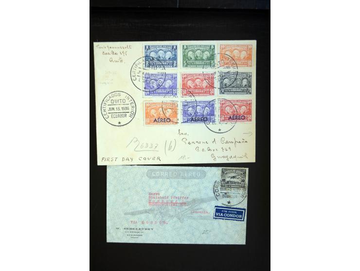 1920/35, hochinteressante Sammlung von über 120 Briefen, Karten und einigen Vorderseiten, dabei neben Scadta auch etwas Kolum