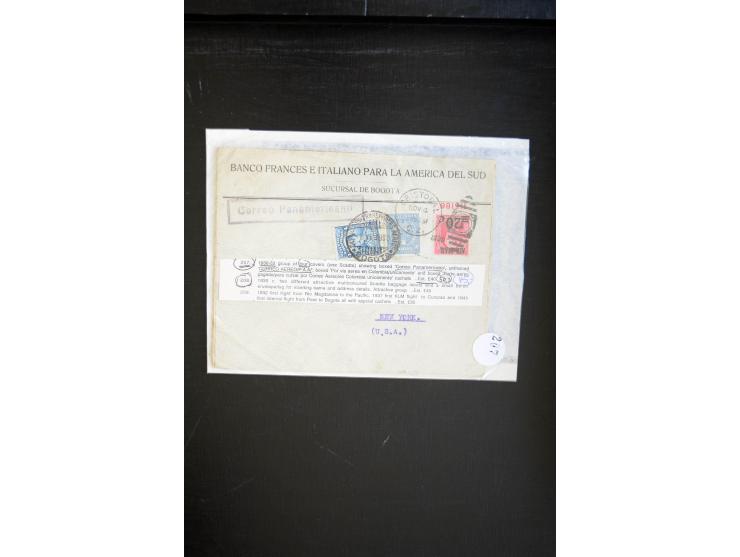 1920/35, hochinteressante Sammlung von über 120 Briefen, Karten und einigen Vorderseiten, dabei neben Scadta auch etwas Kolum