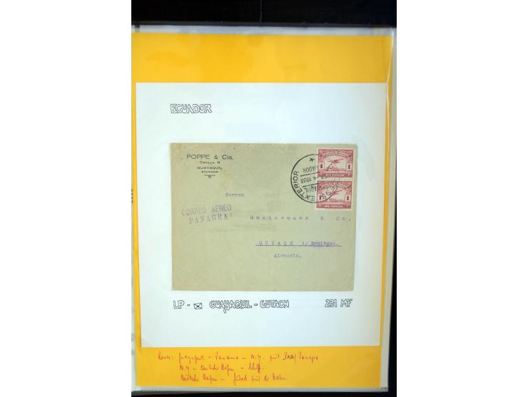 1920/35, hochinteressante Sammlung von über 120 Briefen, Karten und einigen Vorderseiten, dabei neben Scadta auch etwas Kolum