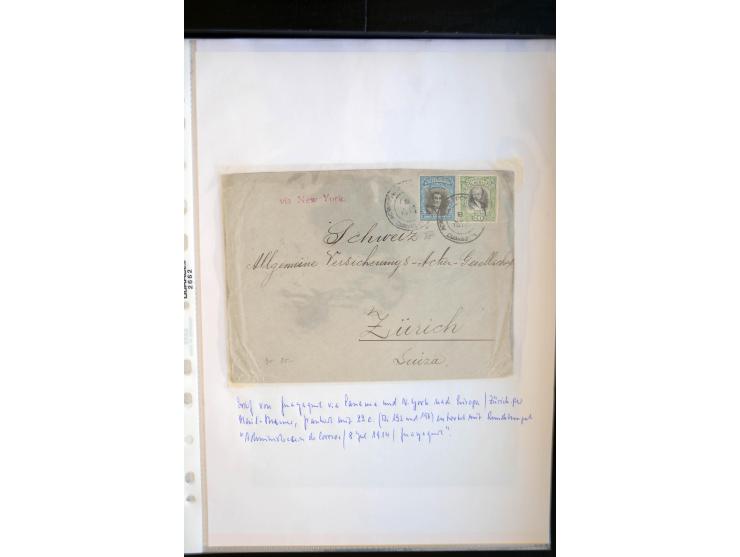 1920/35, hochinteressante Sammlung von über 120 Briefen, Karten und einigen Vorderseiten, dabei neben Scadta auch etwas Kolum