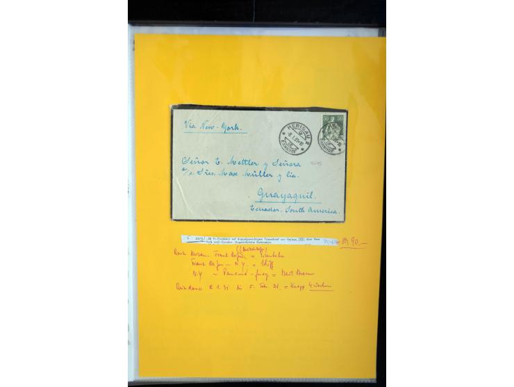 1920/35, hochinteressante Sammlung von über 120 Briefen, Karten und einigen Vorderseiten, dabei neben Scadta auch etwas Kolum