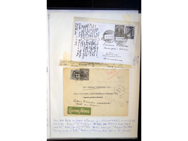 1920/35, hochinteressante Sammlung von über 120 Briefen, Karten und einigen Vorderseiten, dabei neben Scadta auch etwas Kolum