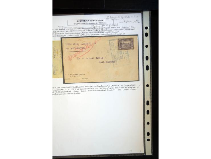 1920/35, hochinteressante Sammlung von über 120 Briefen, Karten und einigen Vorderseiten, dabei neben Scadta auch etwas Kolum