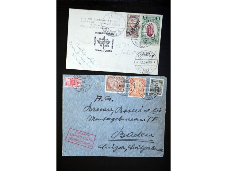 1920/35, hochinteressante Sammlung von über 120 Briefen, Karten und einigen Vorderseiten, dabei neben Scadta auch etwas Kolum