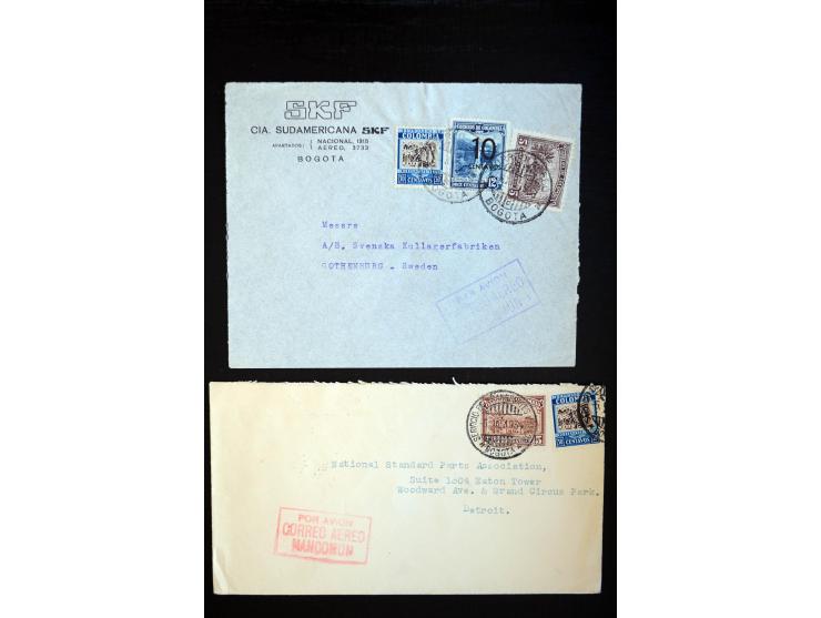 1920/35, hochinteressante Sammlung von über 120 Briefen, Karten und einigen Vorderseiten, dabei neben Scadta auch etwas Kolum