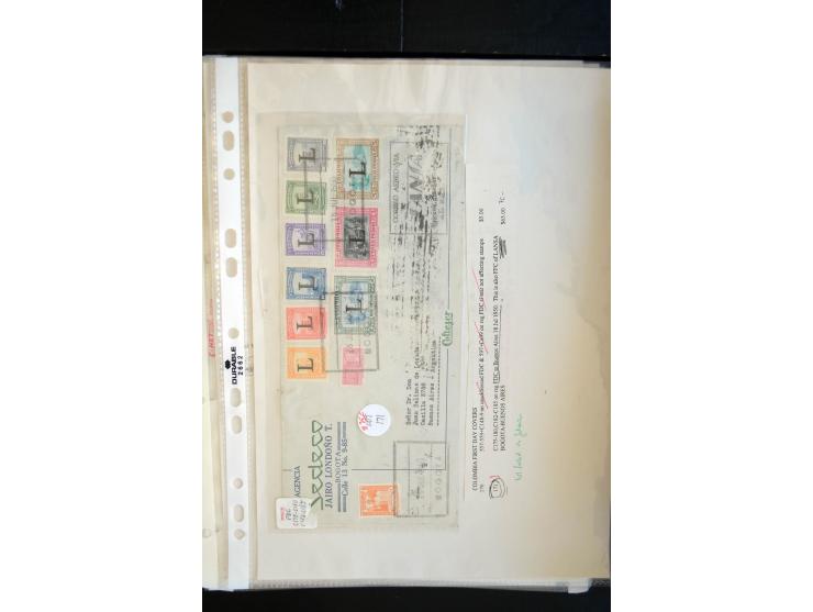 1920/35, hochinteressante Sammlung von über 120 Briefen, Karten und einigen Vorderseiten, dabei neben Scadta auch etwas Kolum