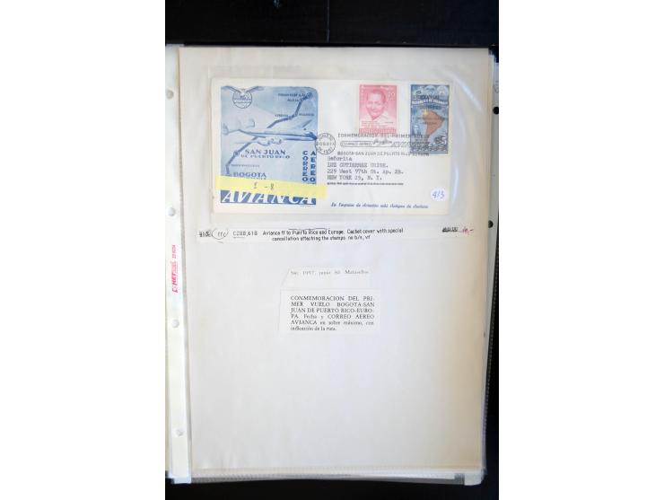1920/35, hochinteressante Sammlung von über 120 Briefen, Karten und einigen Vorderseiten, dabei neben Scadta auch etwas Kolum