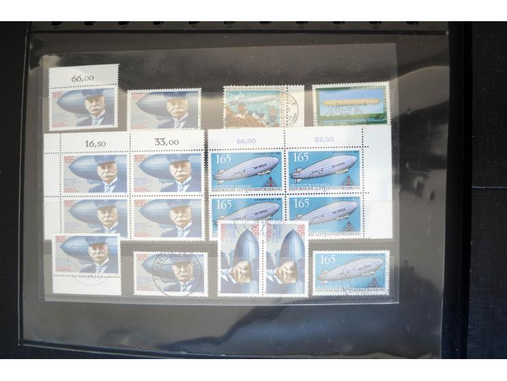 1912/2005, interessante Partie von 28 Briefe und Karten, dabei viele bessere Frankaturen sowie bessere Zeppelinmarken, dazu e