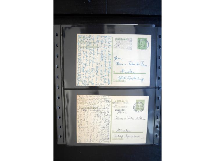 1912/2005, interessante Partie von 28 Briefe und Karten, dabei viele bessere Frankaturen sowie bessere Zeppelinmarken, dazu e