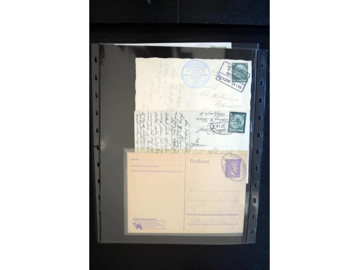 1912/2005, interessante Partie von 28 Briefe und Karten, dabei viele bessere Frankaturen sowie bessere Zeppelinmarken, dazu e