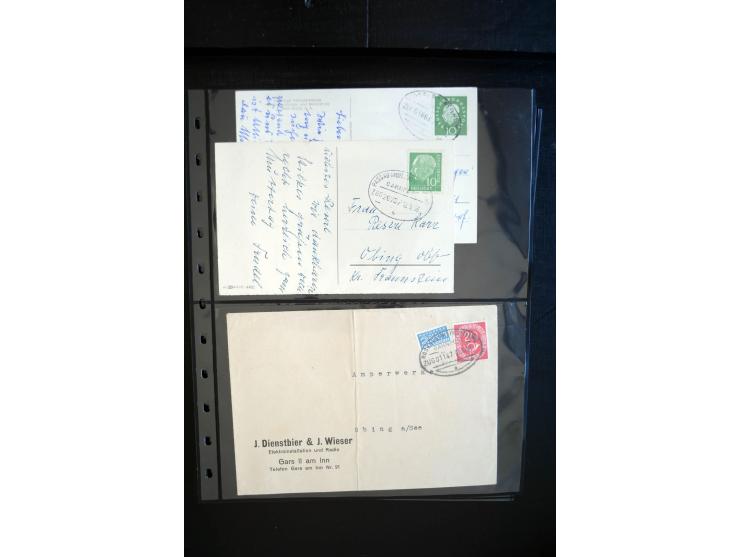 1912/2005, interessante Partie von 28 Briefe und Karten, dabei viele bessere Frankaturen sowie bessere Zeppelinmarken, dazu e