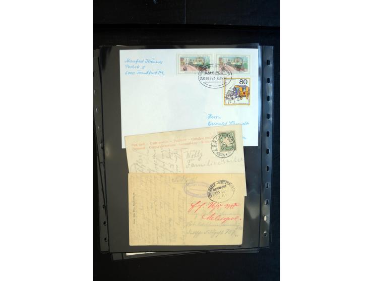 1912/2005, interessante Partie von 28 Briefe und Karten, dabei viele bessere Frankaturen sowie bessere Zeppelinmarken, dazu e