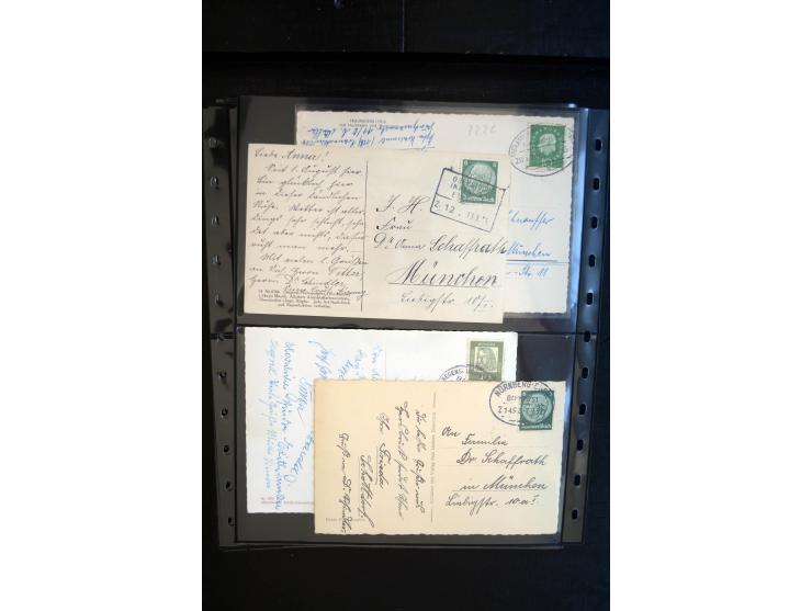 1912/2005, interessante Partie von 28 Briefe und Karten, dabei viele bessere Frankaturen sowie bessere Zeppelinmarken, dazu e