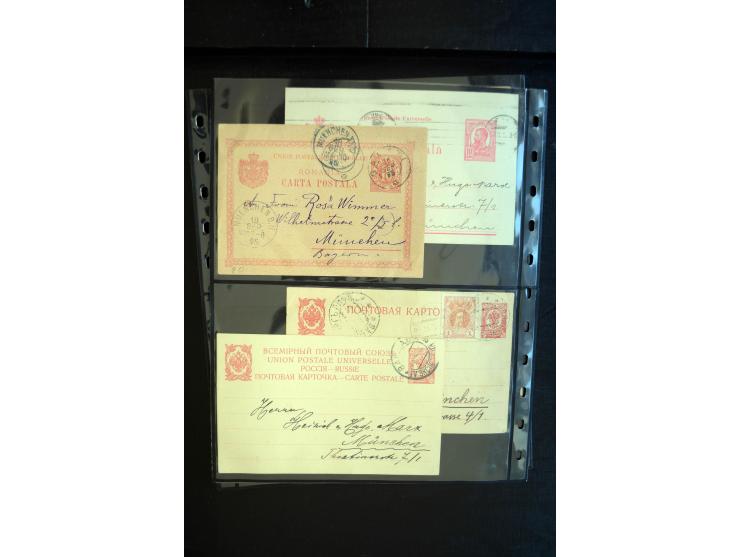 1912/2005, interessante Partie von 28 Briefe und Karten, dabei viele bessere Frankaturen sowie bessere Zeppelinmarken, dazu e