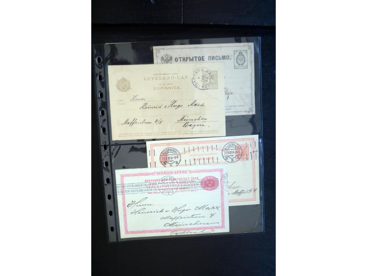 1912/2005, interessante Partie von 28 Briefe und Karten, dabei viele bessere Frankaturen sowie bessere Zeppelinmarken, dazu e