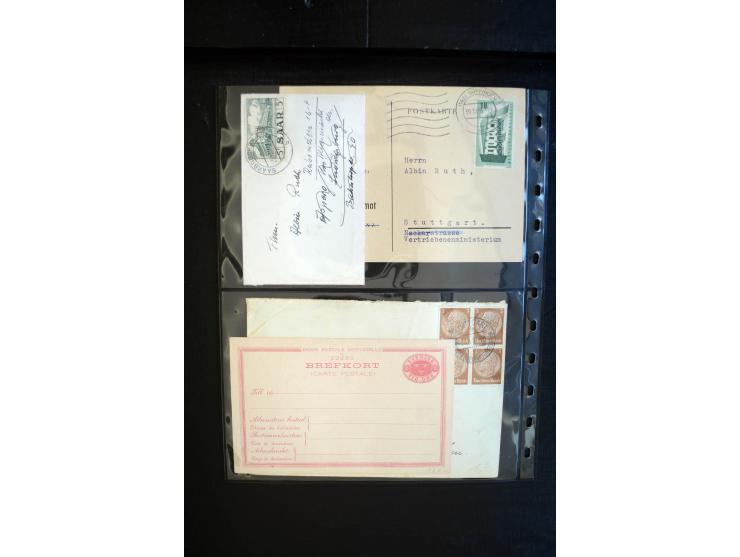 1912/2005, interessante Partie von 28 Briefe und Karten, dabei viele bessere Frankaturen sowie bessere Zeppelinmarken, dazu e