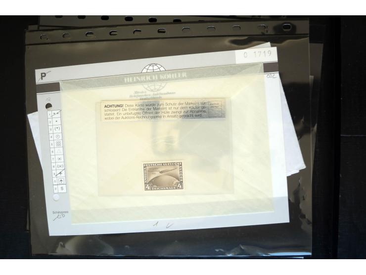 1912/2005, interessante Partie von 28 Briefe und Karten, dabei viele bessere Frankaturen sowie bessere Zeppelinmarken, dazu e