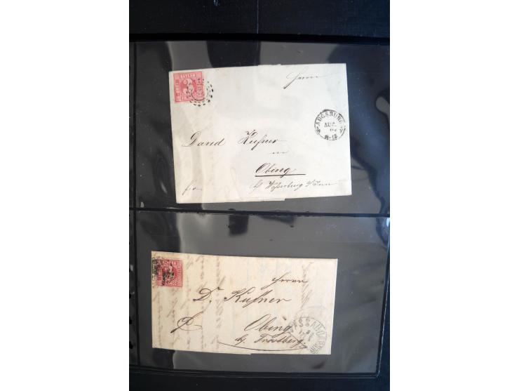 1912/2005, interessante Partie von 28 Briefe und Karten, dabei viele bessere Frankaturen sowie bessere Zeppelinmarken, dazu e