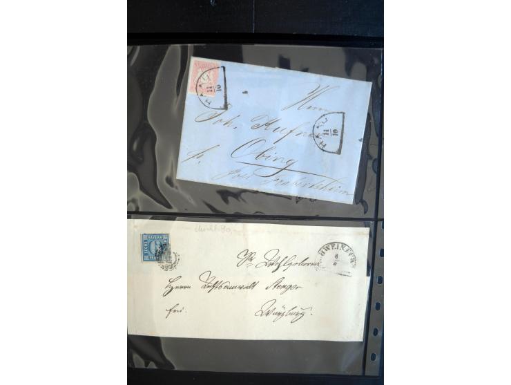 1912/2005, interessante Partie von 28 Briefe und Karten, dabei viele bessere Frankaturen sowie bessere Zeppelinmarken, dazu e