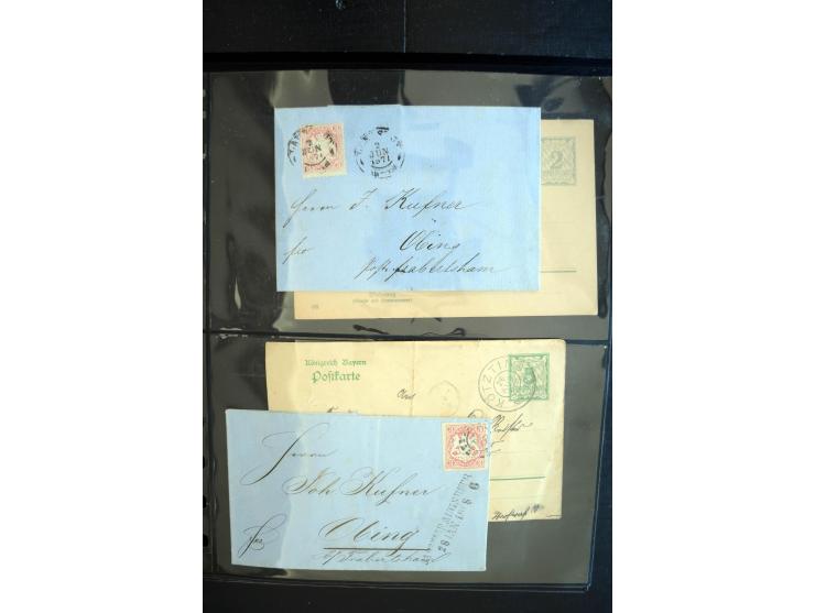 1912/2005, interessante Partie von 28 Briefe und Karten, dabei viele bessere Frankaturen sowie bessere Zeppelinmarken, dazu e