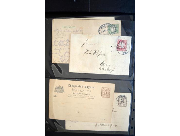 1912/2005, interessante Partie von 28 Briefe und Karten, dabei viele bessere Frankaturen sowie bessere Zeppelinmarken, dazu e