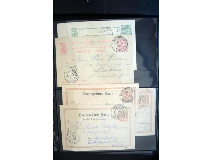 1912/2005, interessante Partie von 28 Briefe und Karten, dabei viele bessere Frankaturen sowie bessere Zeppelinmarken, dazu e