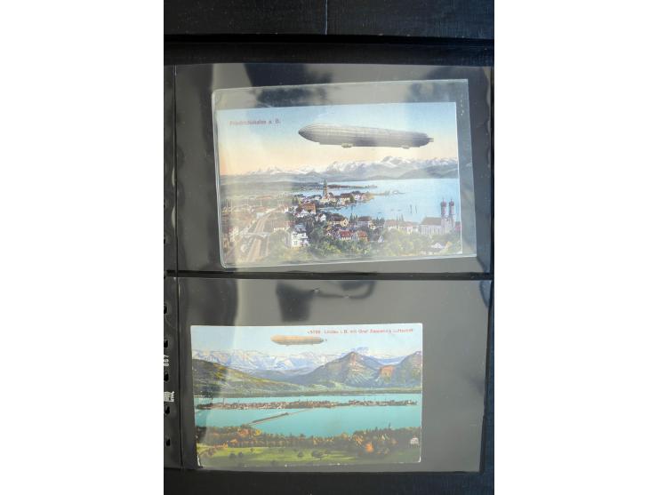 1912/2005, interessante Partie von 28 Briefe und Karten, dabei viele bessere Frankaturen sowie bessere Zeppelinmarken, dazu e