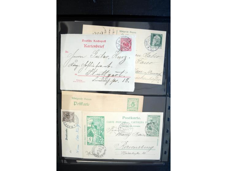 1912/2005, interessante Partie von 28 Briefe und Karten, dabei viele bessere Frankaturen sowie bessere Zeppelinmarken, dazu e
