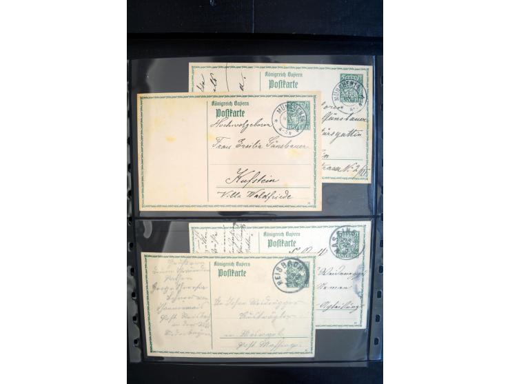 1912/2005, interessante Partie von 28 Briefe und Karten, dabei viele bessere Frankaturen sowie bessere Zeppelinmarken, dazu e
