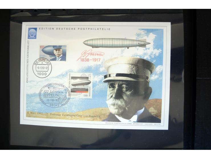 1912/2005, interessante Partie von 28 Briefe und Karten, dabei viele bessere Frankaturen sowie bessere Zeppelinmarken, dazu e