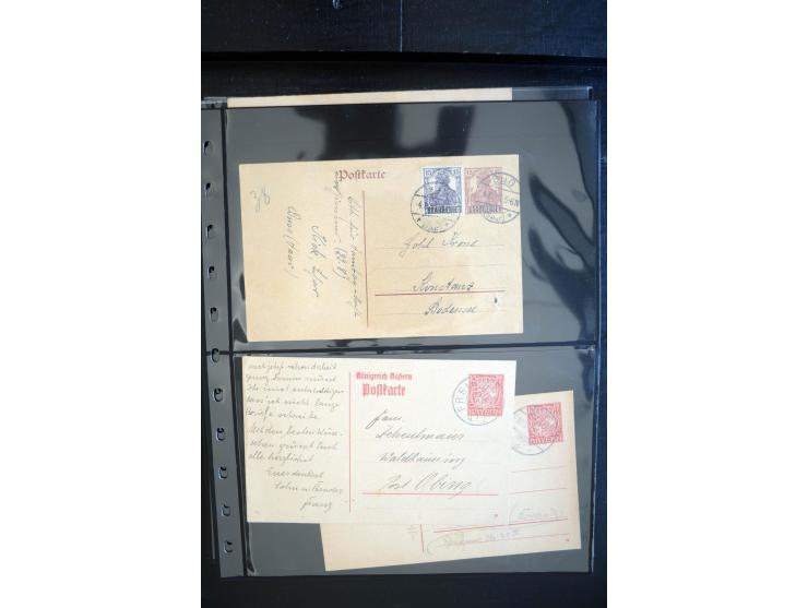 1912/2005, interessante Partie von 28 Briefe und Karten, dabei viele bessere Frankaturen sowie bessere Zeppelinmarken, dazu e