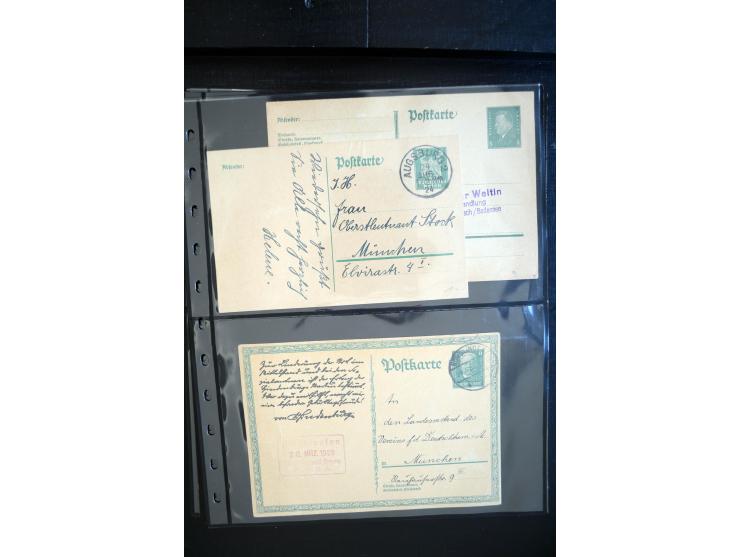 1912/2005, interessante Partie von 28 Briefe und Karten, dabei viele bessere Frankaturen sowie bessere Zeppelinmarken, dazu e