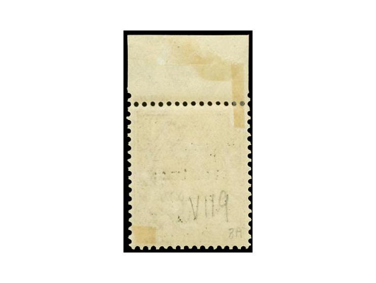1922, Rialtas 5-line overprint by Thom, 1½d. with upper sheet margin, with downwards shifted overprint thus without "1922", u