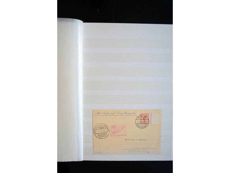 1928/39, reichhaltige Sammlung Zeppelinbriefe und -karten, dabei gute Frankaturen, Vertragsstaaten, Südamerikanische Post etc