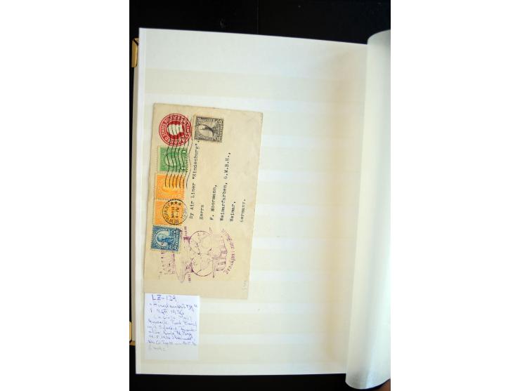 1928/39, reichhaltige Sammlung Zeppelinbriefe und -karten, dabei gute Frankaturen, Vertragsstaaten, Südamerikanische Post etc