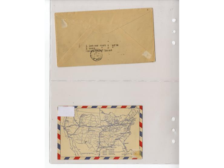 1929/39, interessante Sammlung mit über 50 Briefen, Karten und wenigen älteren Ansichtskarten, dabei gute Frankaturen, besser