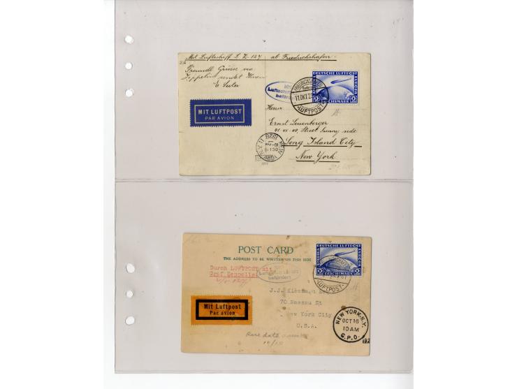 1929/39, interessante Sammlung mit über 50 Briefen, Karten und wenigen älteren Ansichtskarten, dabei gute Frankaturen, besser