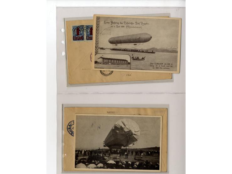 1929/39, interessante Sammlung mit über 50 Briefen, Karten und wenigen älteren Ansichtskarten, dabei gute Frankaturen, besser