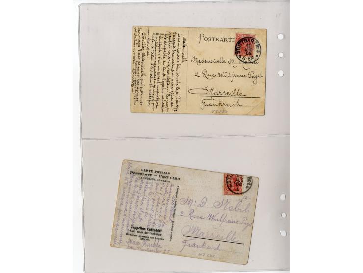 1929/39, interessante Sammlung mit über 50 Briefen, Karten und wenigen älteren Ansichtskarten, dabei gute Frankaturen, besser