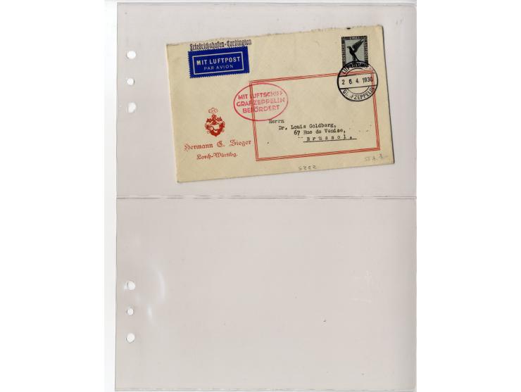 1929/39, interessante Sammlung mit über 50 Briefen, Karten und wenigen älteren Ansichtskarten, dabei gute Frankaturen, besser