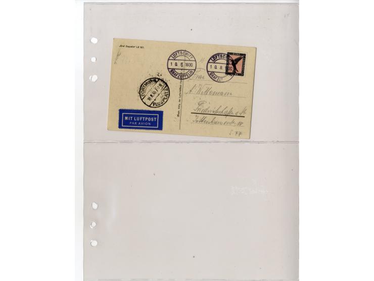 1929/39, interessante Sammlung mit über 50 Briefen, Karten und wenigen älteren Ansichtskarten, dabei gute Frankaturen, besser