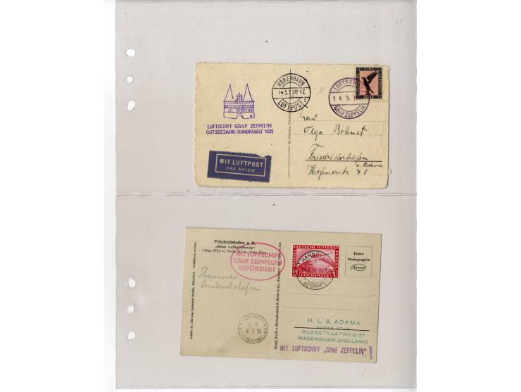 1929/39, interessante Sammlung mit über 50 Briefen, Karten und wenigen älteren Ansichtskarten, dabei gute Frankaturen, besser