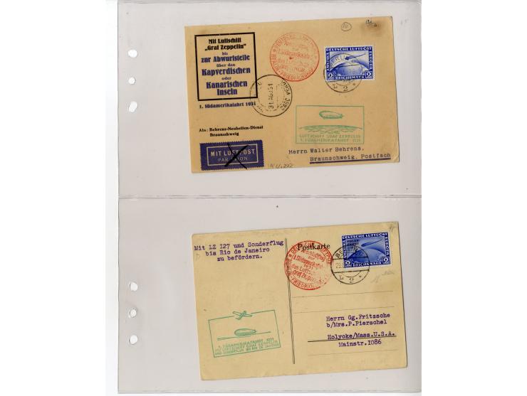 1929/39, interessante Sammlung mit über 50 Briefen, Karten und wenigen älteren Ansichtskarten, dabei gute Frankaturen, besser