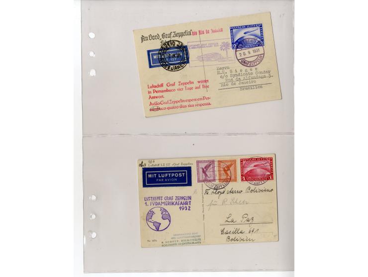 1929/39, interessante Sammlung mit über 50 Briefen, Karten und wenigen älteren Ansichtskarten, dabei gute Frankaturen, besser