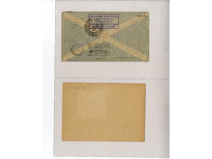 1929/39, interessante Sammlung mit über 50 Briefen, Karten und wenigen älteren Ansichtskarten, dabei gute Frankaturen, besser