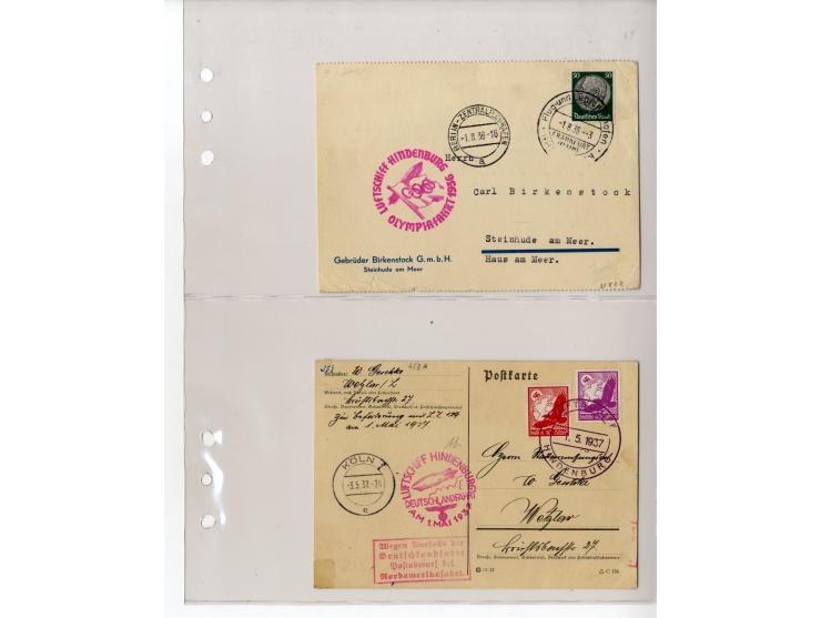 1929/39, interessante Sammlung mit über 50 Briefen, Karten und wenigen älteren Ansichtskarten, dabei gute Frankaturen, besser